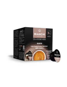 Bianchi Collezione Nero Gusto Irish Cream Aroma coffee capsules, Dolce Gusto® compatible, BIANCHI, 16 pcs
