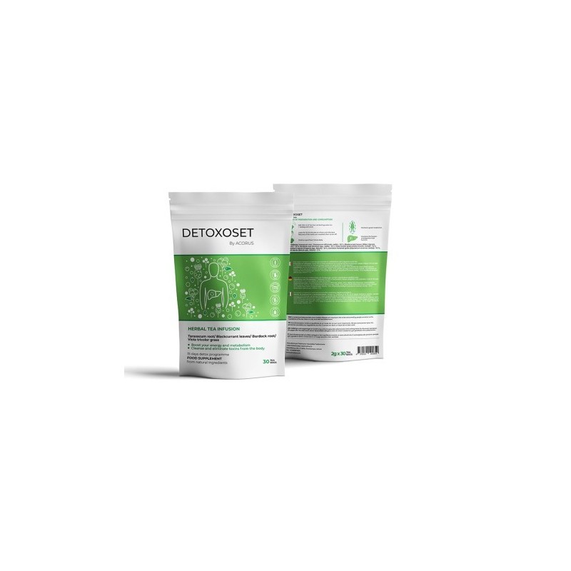 Detoxoset tea, Acorus, 30 tea bags
