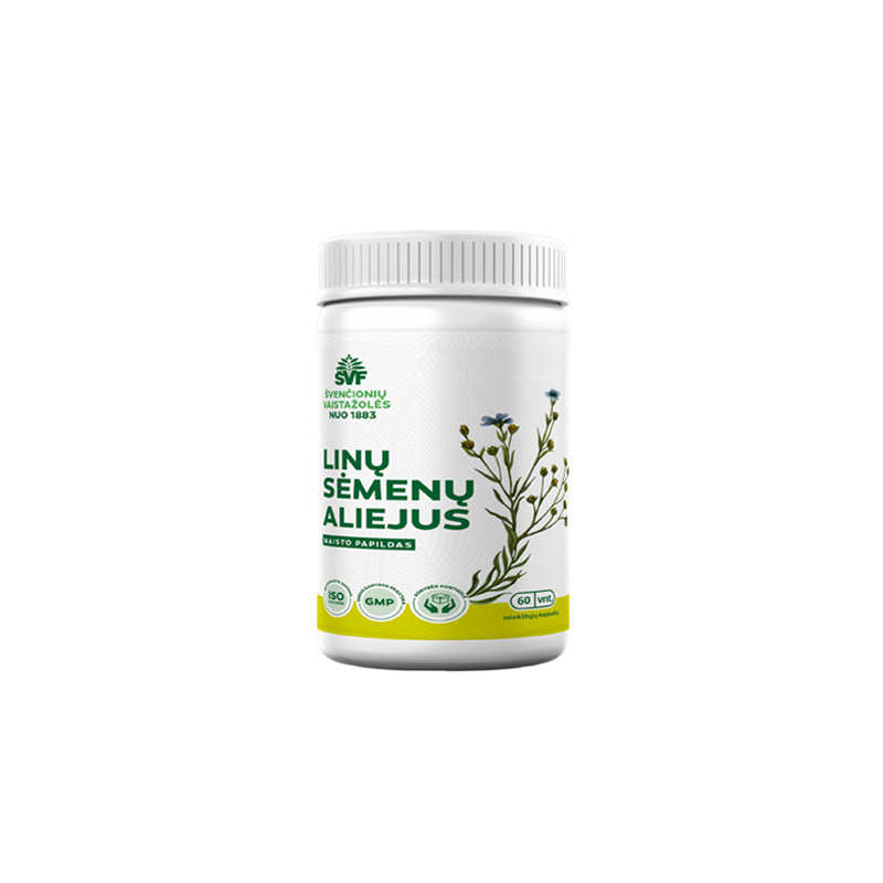 Linseed oil, Švenčionių vaistažolės, 60 capsules