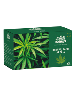 Kanapių lapų arbata, Žolynėlis, 20 pakelių