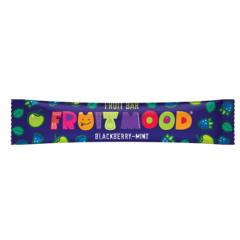Vaisių batonėliai su gervuogėmis - mėtomis FruitMood, 20 g (3vnt)