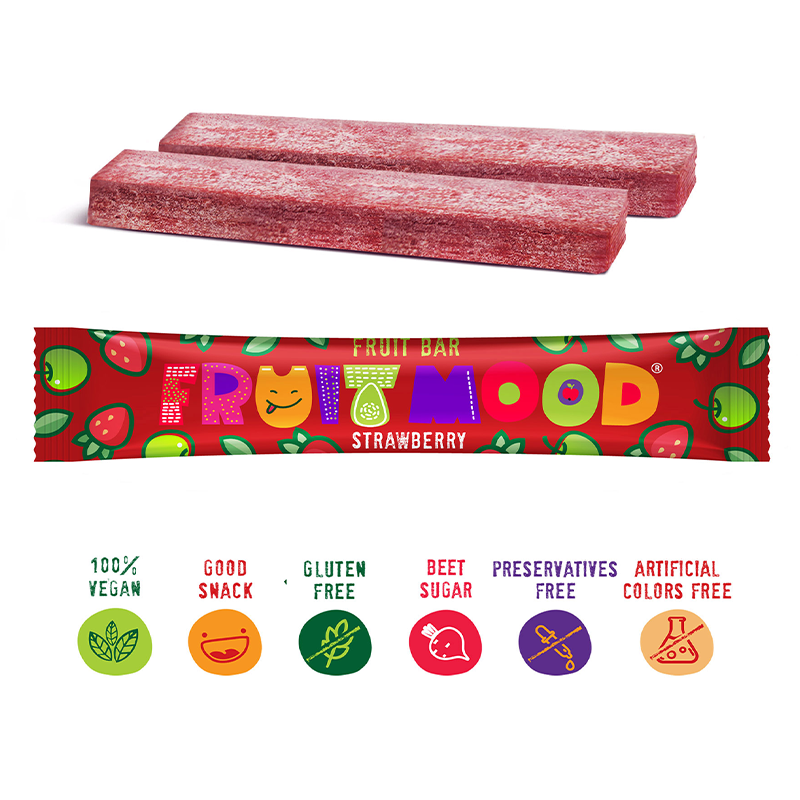 Fruit bar with cherry, FruitMood, 20 g