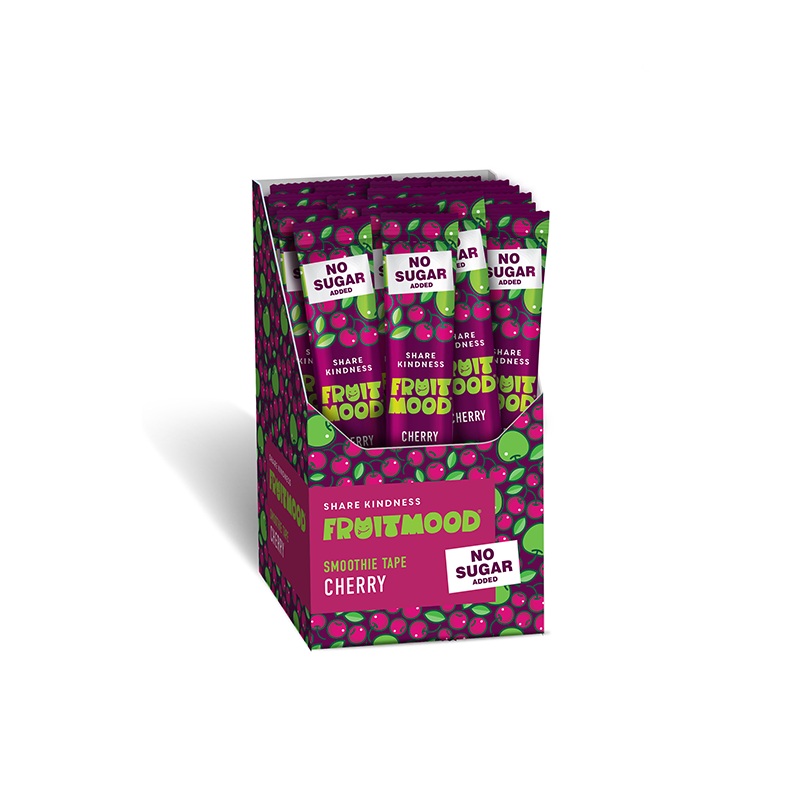 Fruit strip with cherry, FruitMood (no added sugar), 10 g