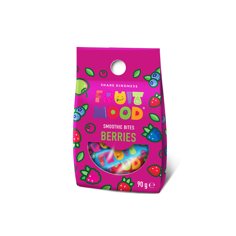 Vaisių - uogų batonėlių rinkinys, Mix, FruitMood, 90 g