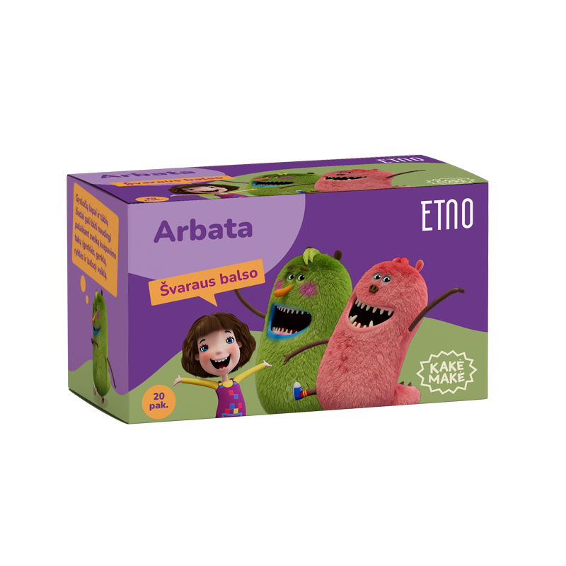 Kakė Makė Clear Voice tea, ETNO, 20 tea bags