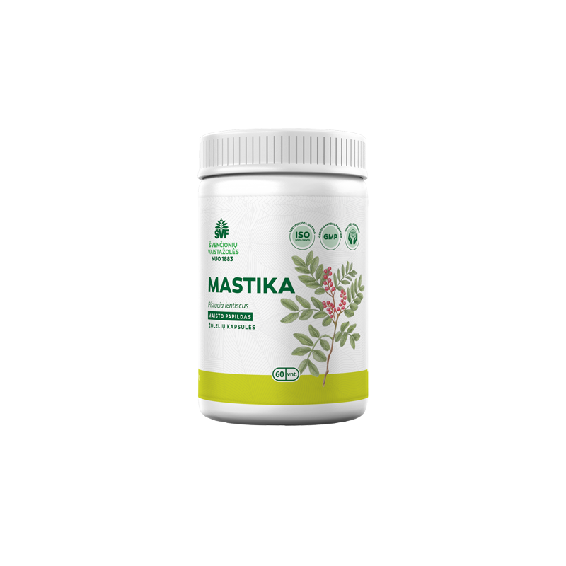 Mastic, food supplement, Švenčionių vaistažolės, 60 capsules