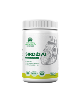 Širdžiai, maisto papildas, Švenčionių vaistažolės, 60vnt.