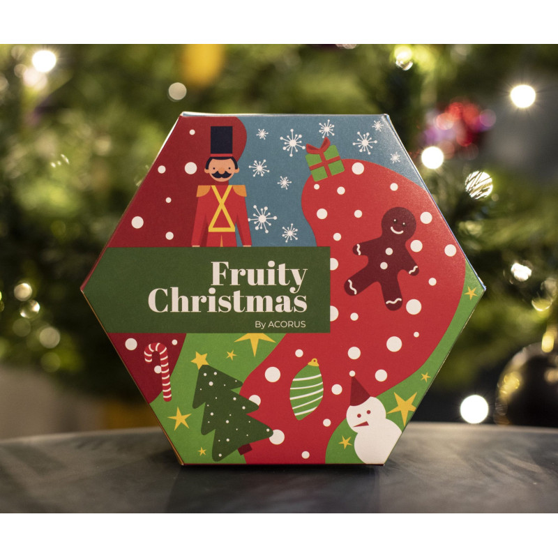Fruity Christmas tea selection box, Acorus, 60 tea bags, 6 flavours