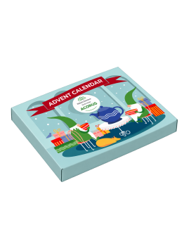 Elf's tea advent calendar, Acorus, 24 tea bags, 8 flavours