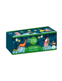 Kalėdinis arbatų rinkinys, ETNO, 30 pakelių, 60 g.