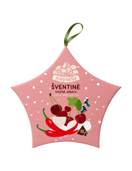 Festive fruit tea with cherry and chilli, Žolynėlis, 30 g, 10 tea bags