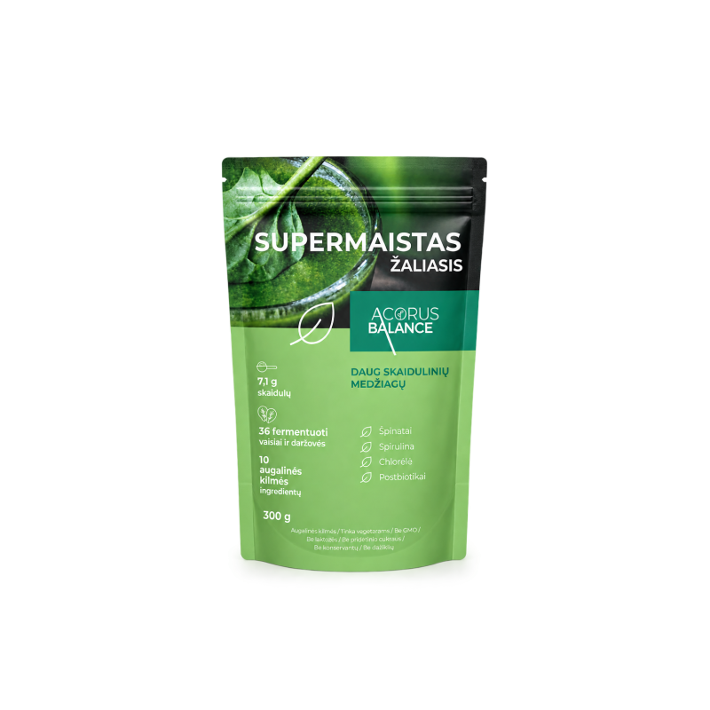 Superfood Green, Acorus Balance, 300 g