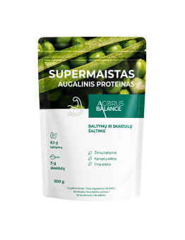 Supermaistas,  Augalinis proteinas, Acorus Balance, 300 g.