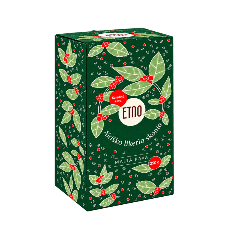 Irish cream liqueur-flavoured ground coffee, ETNO, 250 g