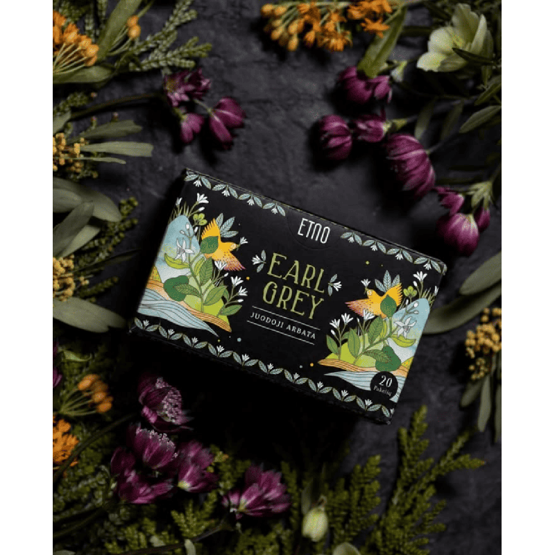 Earl Grey black tea, ETNO, 20 tea bags