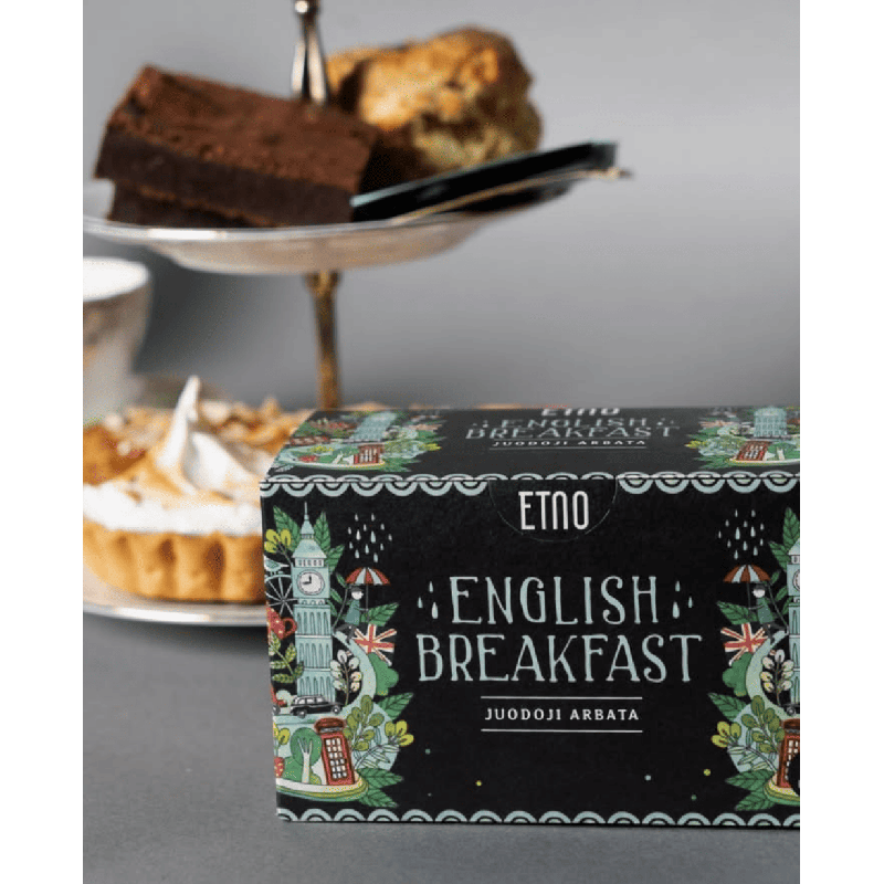 English Breakfast black tea, ETNO, 20 tea bags