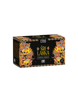 Sri Lanka black tea, ETNO, 20 tea bags