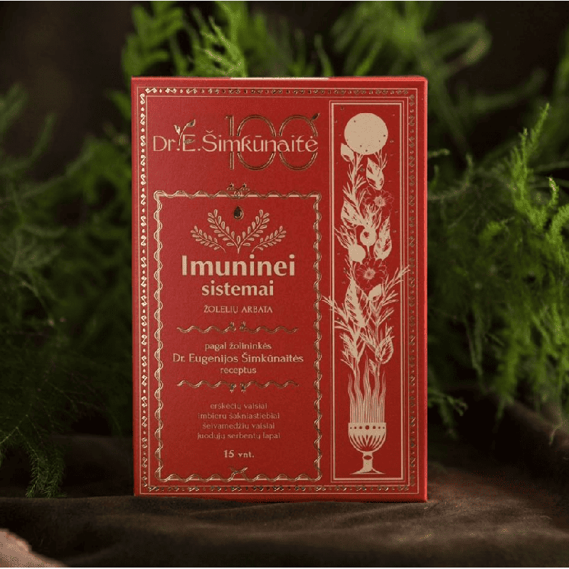 Herbal tea for the immune system, Dr. E. Šimkūnaitė, 15 tea bags