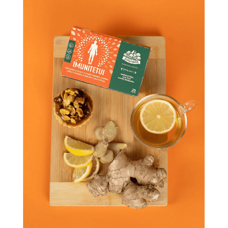 Herbal tea for immunity and the respiratory tract, Žolynėlis, 20 tea bags