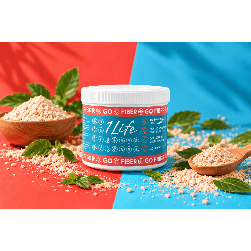 Fiber Go fibre for the digestive tract, 1life, 180 g