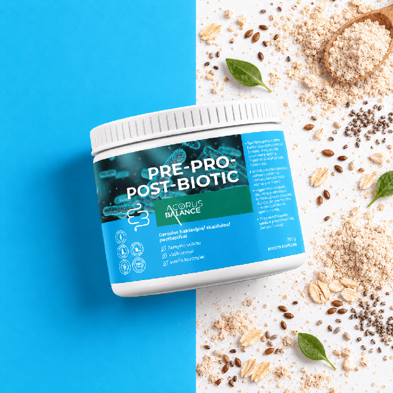 Pre-Pro-Post-Biotic fibre with friendly bacteria for the bowel, 350 g
