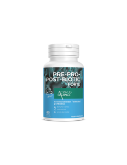 Pre-Pro-Post-Biotic forte, gerosios bakterijos, virškinimui, Acorus Balance, 60 vnt.