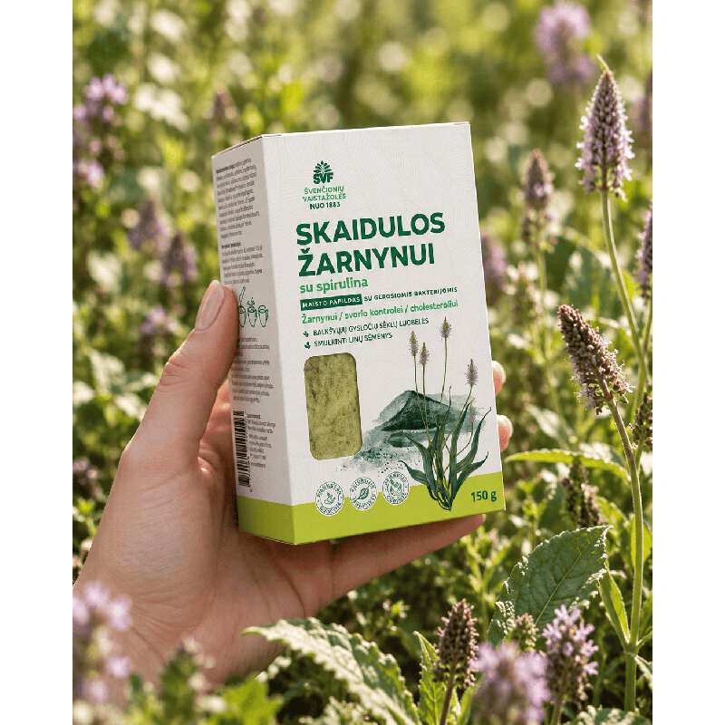 Fibre for the bowel with spirulina, Švenčionių vaistažolės, 150 g