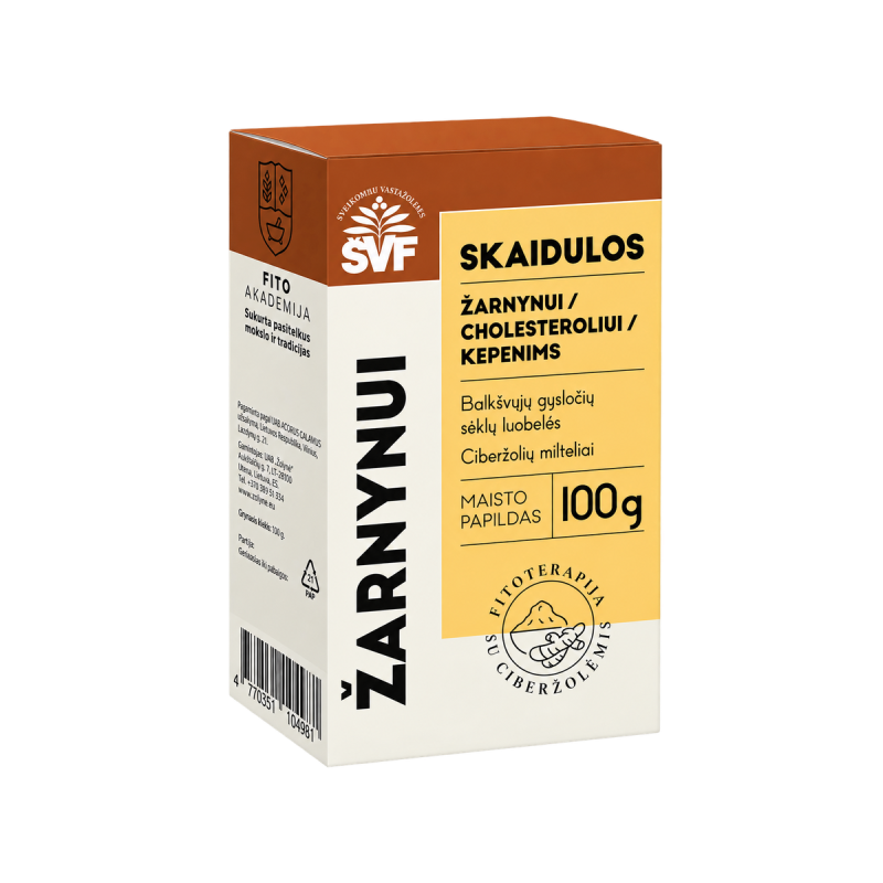 Fibre for the bowel with turmeric, Švenčionių vaistažolės, 100 g