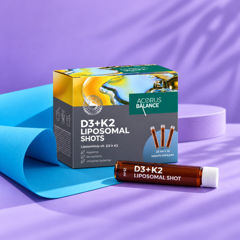 Liposomal shots D3+K2 | Onelife.lt