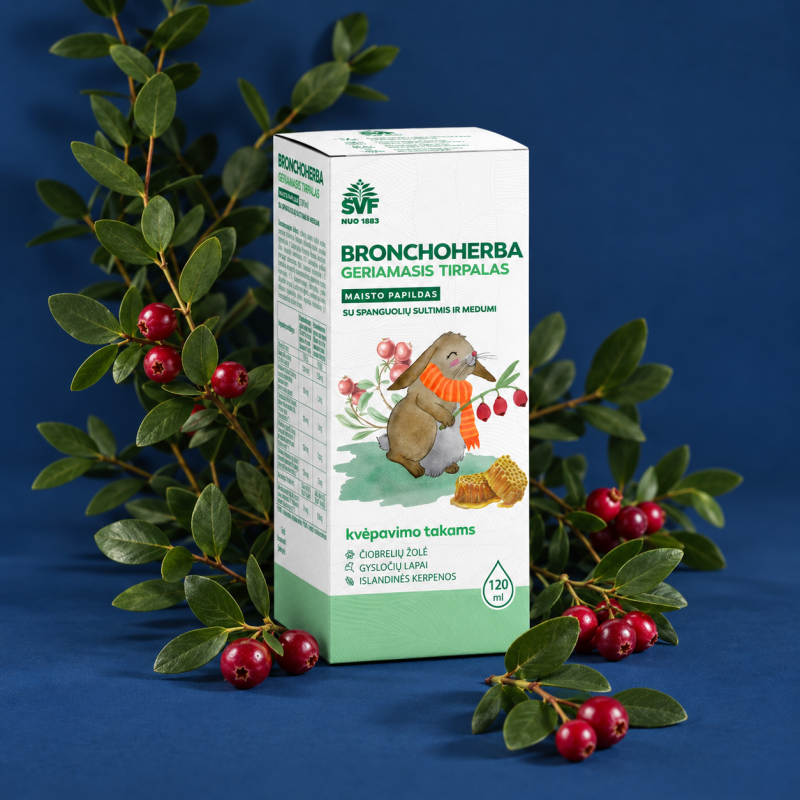 Bronchoherba oral solution, Švenčionių vaistažolės, 120 ml