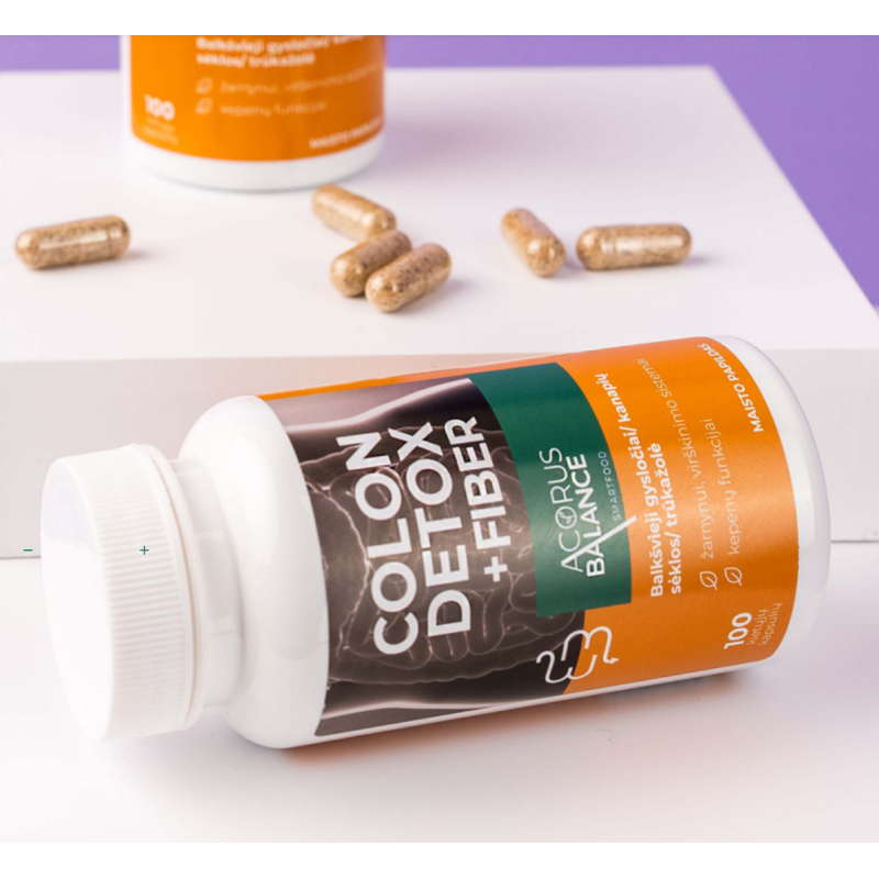 Acorus Balance Colon Detox + fiber | Onelife.lt