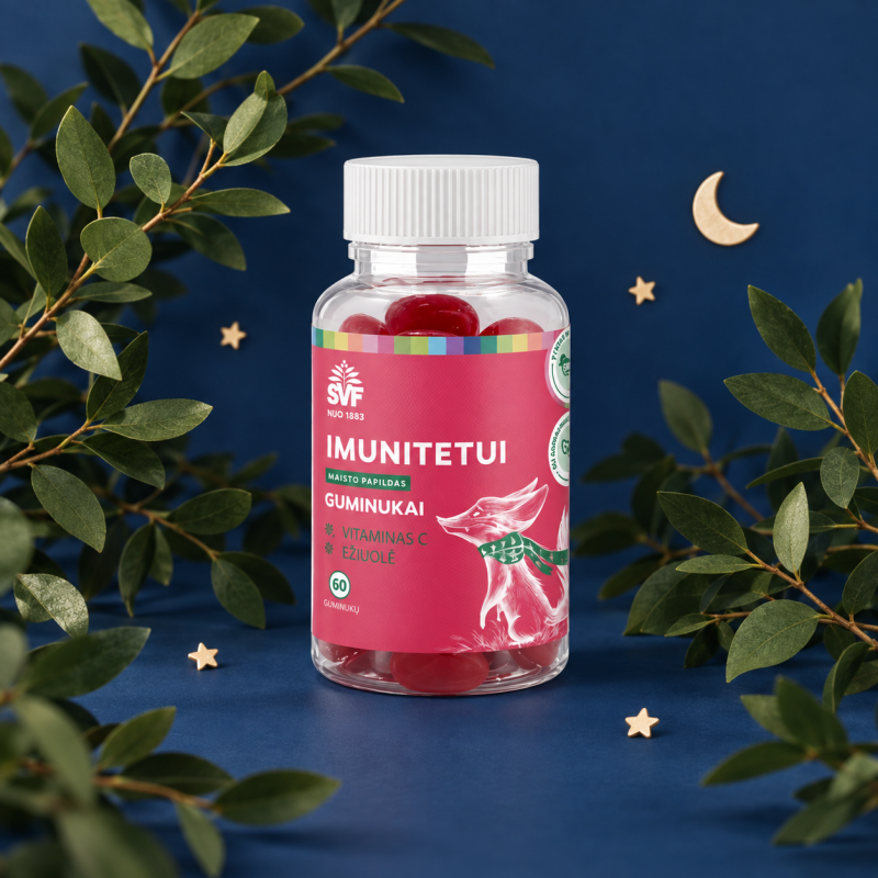 Immunity gummies for children, Švenčionių vaistažolės, 60 pcs