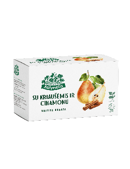 Vaisinė arbata su kriaušėmis ir cinamonu, Žolynėlis, 20 pakelių