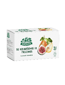 Vaisinė arbata su kriaušėmis ir figomis, Žolynėlis, 20 pakelių