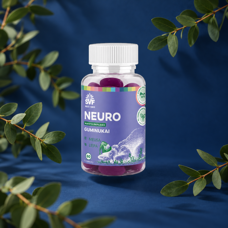NEURO, guminukai vaikams ŠVF, 60 vnt. | Onelife.lt
