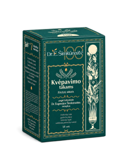 Kvėpavimo takams, žolelių arbata, Dr. E. Šimkūnaitės, 15 pakelių
