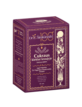 Herbal tea for blood sugar levels, Dr. E. Šimkūnaitė, 15 tea bags