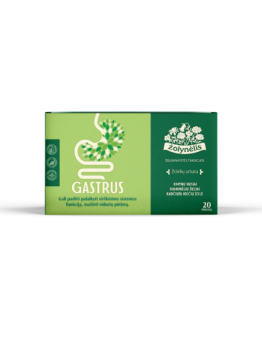 Gastrus, herbal tea for digestion, Žolynėlis, 20 tea bags