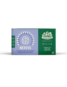 Nervus, herbal tea for the nervous system, relaxation and sleep, Žolynėlis, 20 tea bags