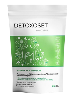 Detoxoset, arbata, Acorus, 30 pakelių
