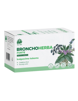 Arbata Bronchoherba forte ŠVF, 20 vnt. | Onelife.lt