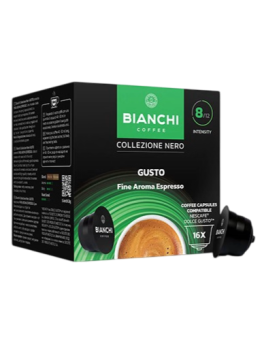 BIANCHI Gusto Fine Aroma Espresso coffee capsules, 16 pcs