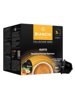 Nero Gusto Hazelnut Aroma, kavos kapsulės BIANCHI, Dolce Gusto®, 16 vnt.