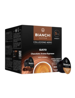 Nero Gusto Choco Aroma, kavos kapsulės Dolce Gusto®, BIANCHI, 16 vnt.