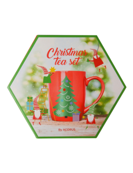 Christmas tea selection box, Acorus, 60 tea bags, 6 flavours