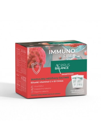 Immuno fiber sachet, Imunitetui, 20 vnt.