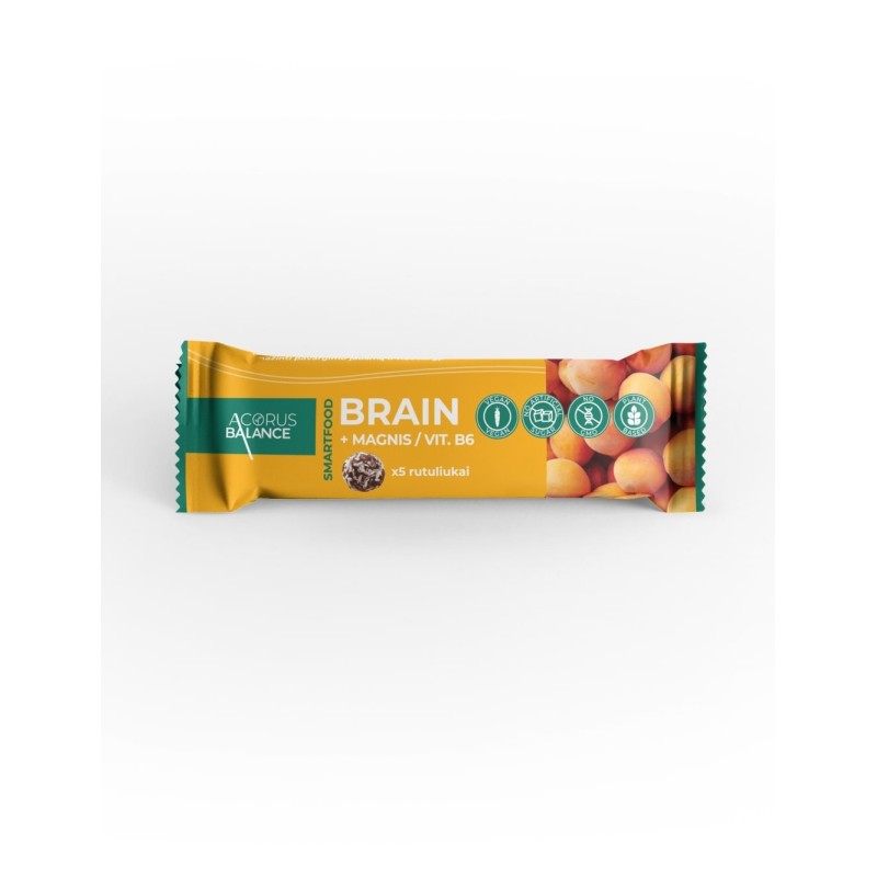 Brain + Magnesium / vit. B6 snack for the nervous system, Acorus Balance, 5 pcs