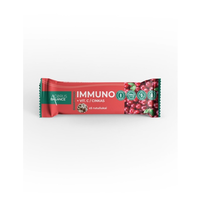 Immuno + Vit. C / Zinc snack for immune support, Acorus Balance, 5 pcs