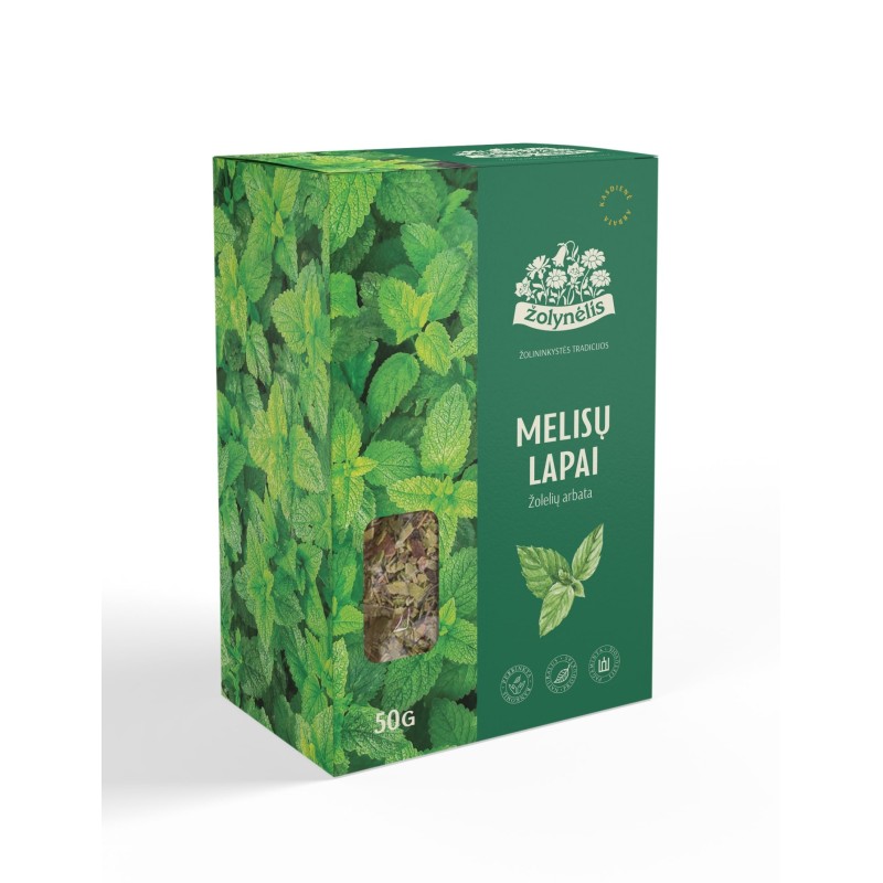 Lemon balm leaves, loose herbal tea, Žolynėlis, 50 g