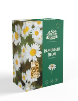 Chamomile flowers, loose herbal tea, Žolynėlis, 25 g